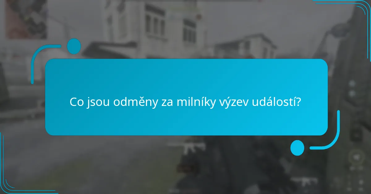 Jaké milníky mohou hráči dosáhnout v události výzvy?