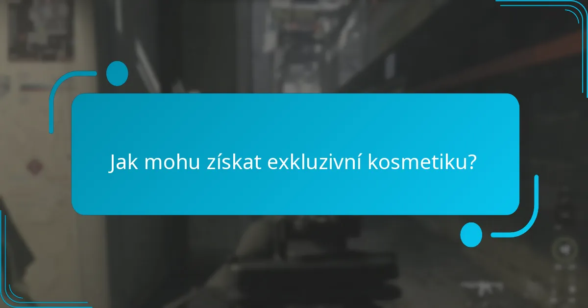 Jaké exkluzivní kosmetiky jsou k dispozici během události?