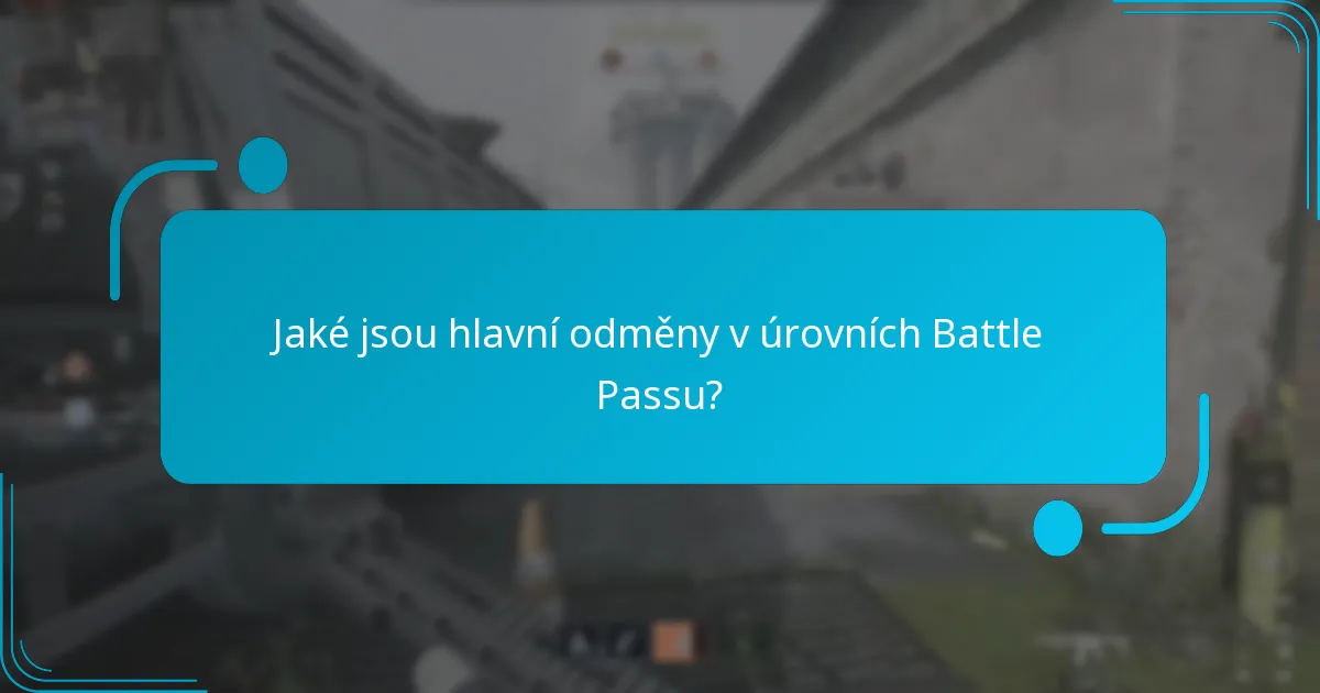 Jaké předměty pro operátory mohou hráči odemknout v úrovních Battle Passu?